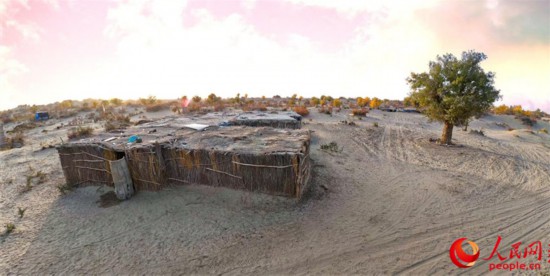 達里雅布依居民舊址。人民網 李欣洋